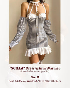 "SCILLA" DRESS & ARM WARMER