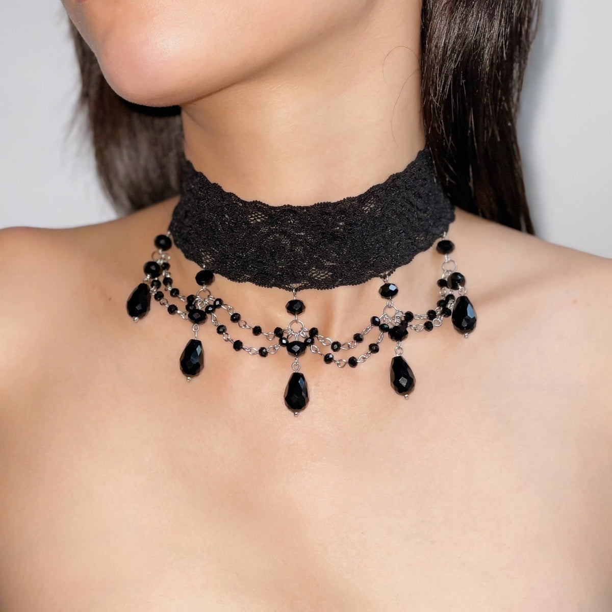 Punk Gothic Schuhanhänger Set - 8 Metall Charms In 4 Designs