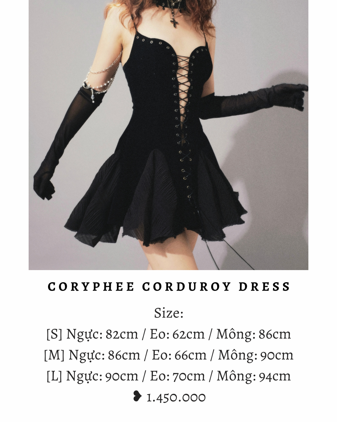 Coryphee Dress in Black