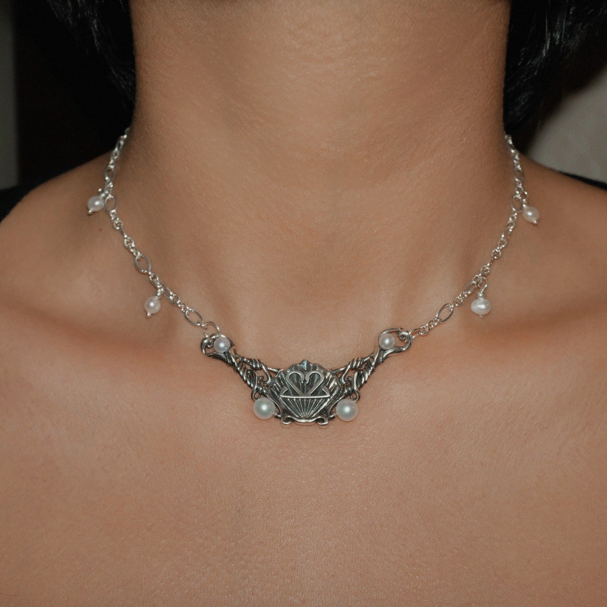 Intertwine - 2AB’ Iconic Custom Silver Necklace