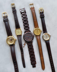 Vintage Leather Watches ~