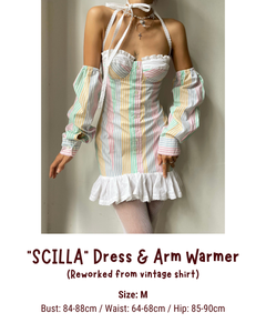 "SCILLA" DRESS & ARM WARMER