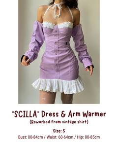 "SCILLA" DRESS & ARM WARMER