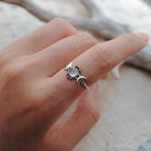 Shimmering Silver Ring
