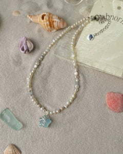 Summer Necklace with Natural Stone