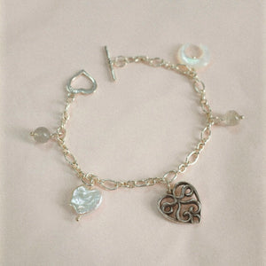 Filigree Custom Silver Bracelet