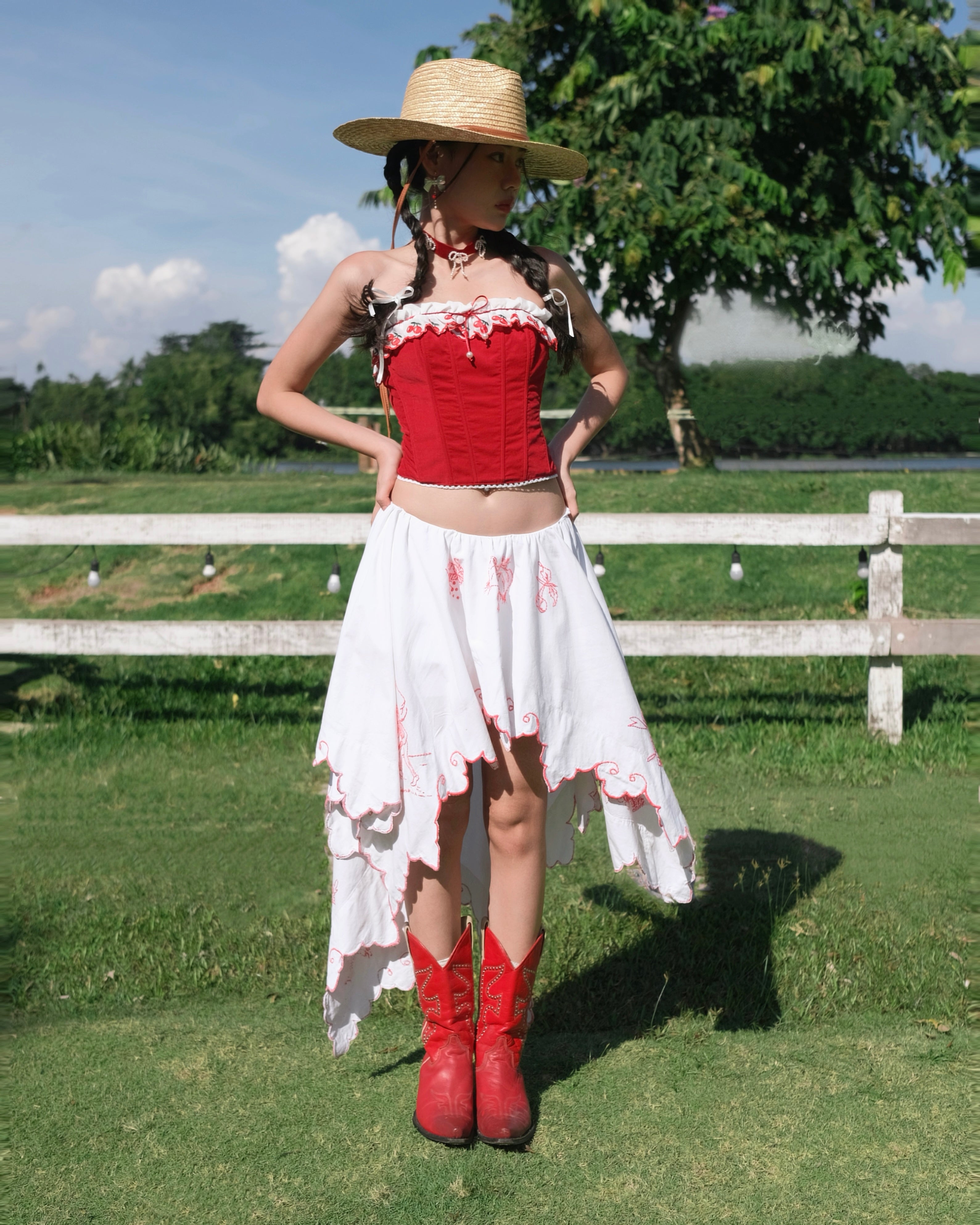 "RED TULIP" CORSET