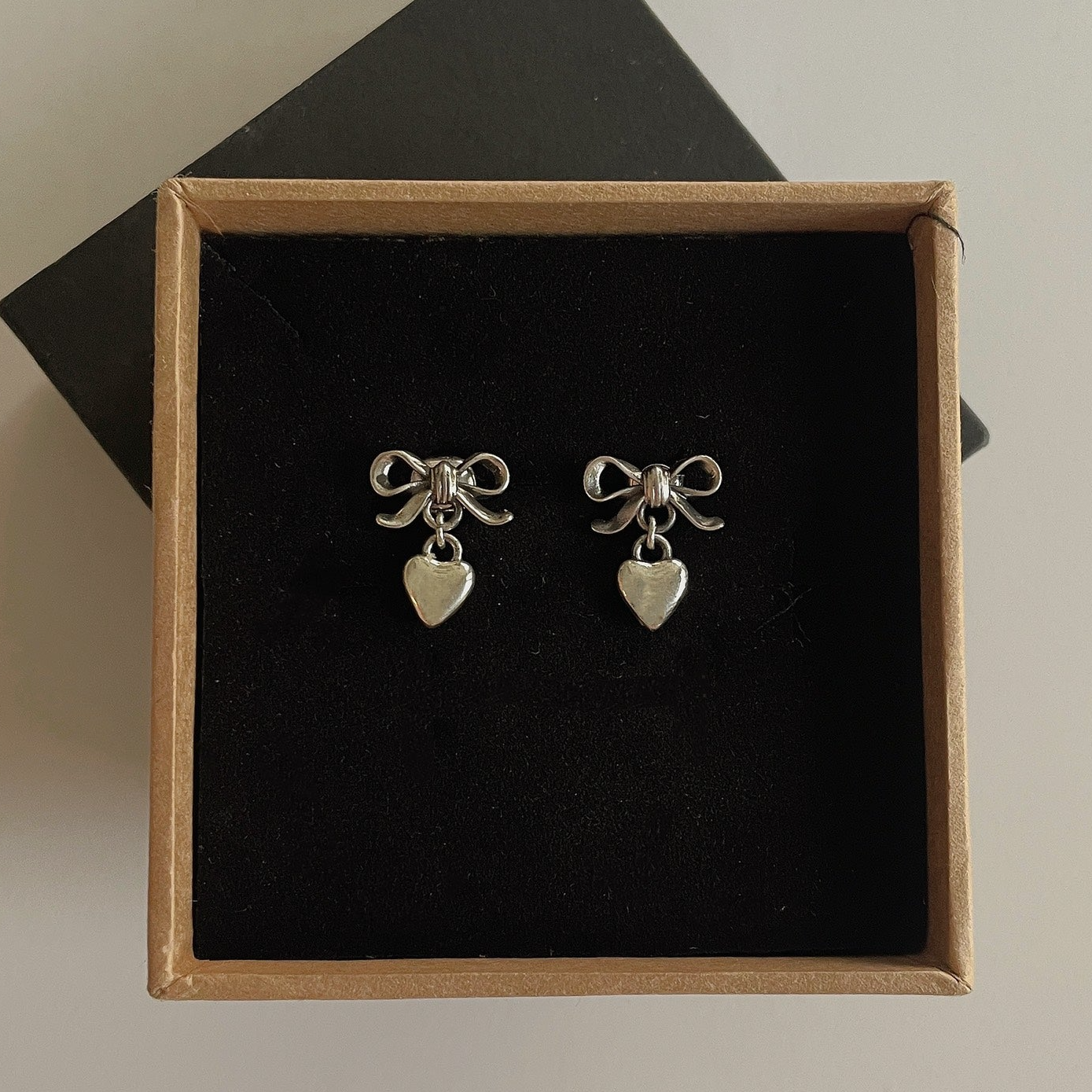 "Coquette" Mini 925 Silver Earrings