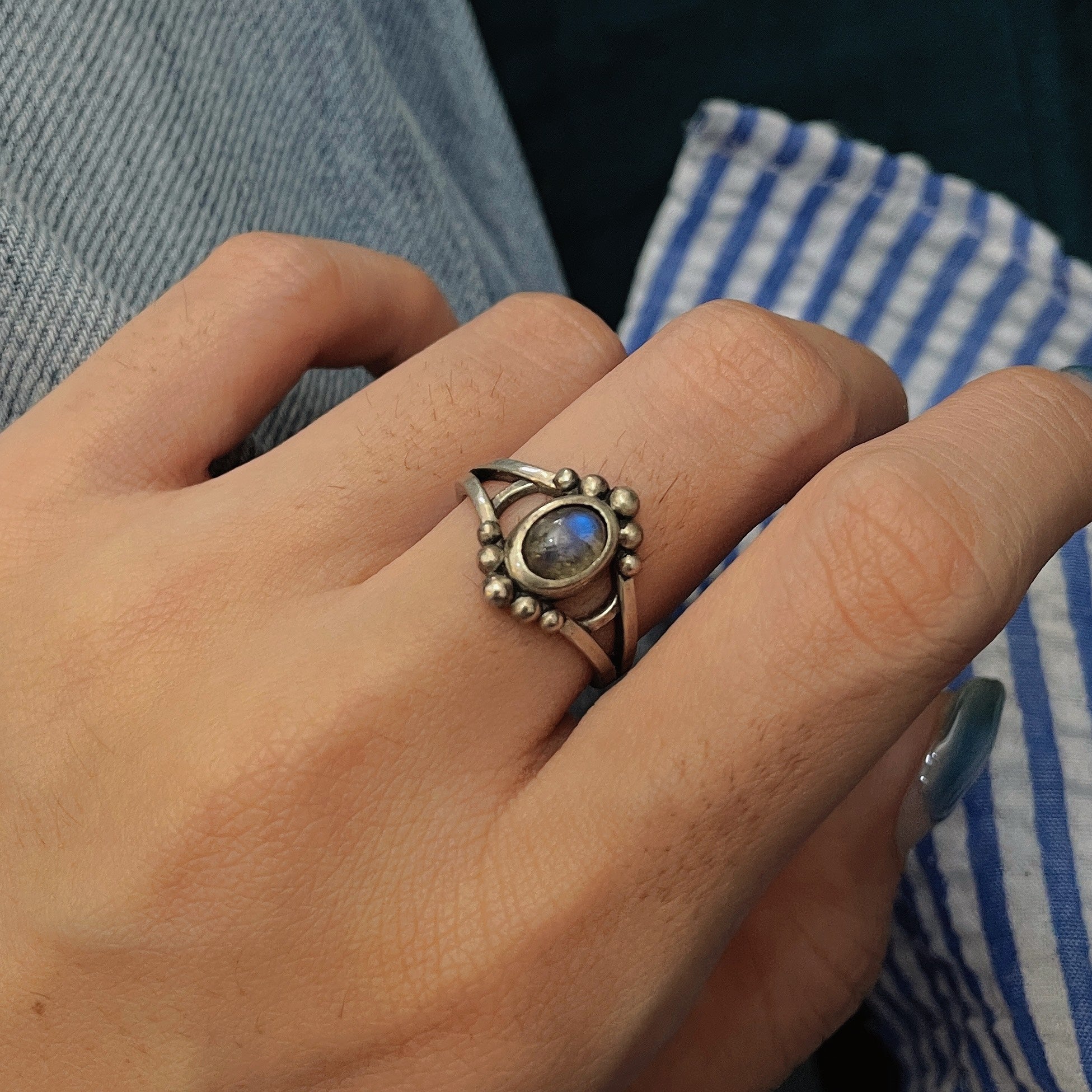 Eye Of Eden Silver Ring