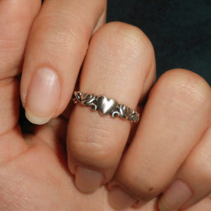 The Silver Heart Ring