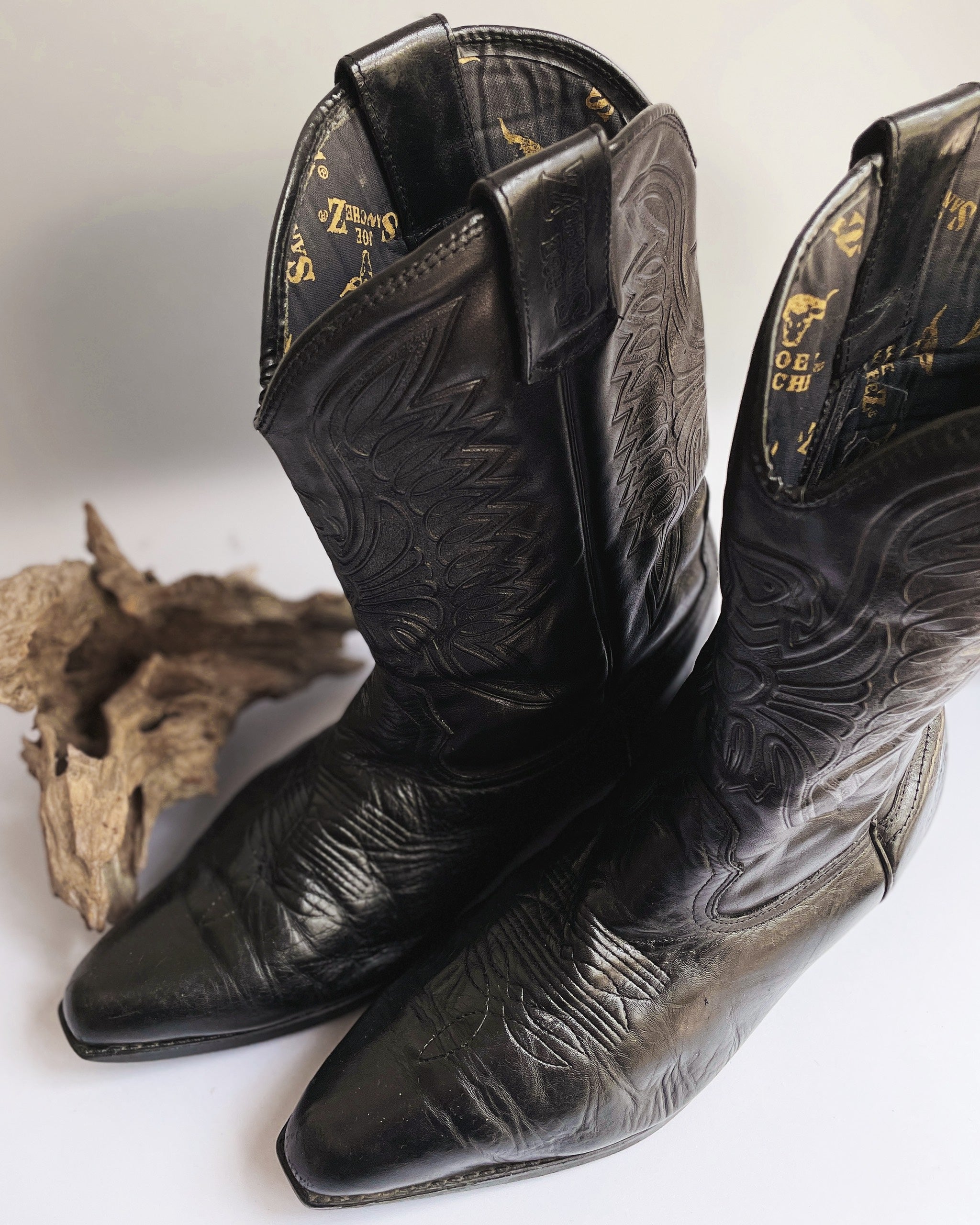 Joe Sanchez Leather Cowboy Boots